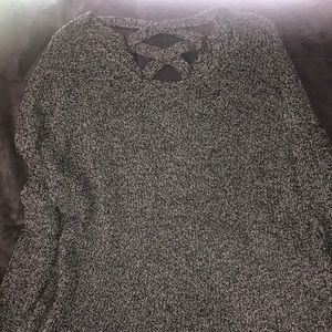 Lane Bryant gray women’s sweater